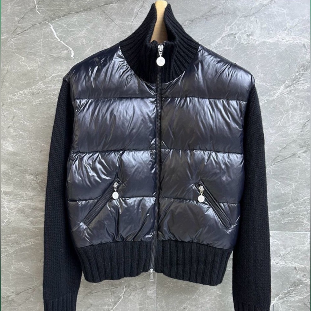 Moncler Shiny Black Puffer Jacket